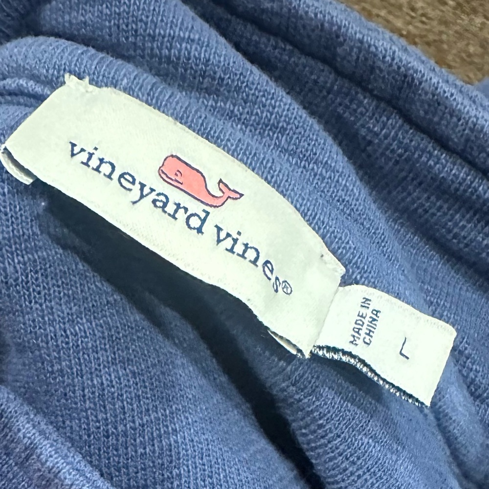 EUC Women's L Martha's Vineyard Blue Pullover sweatshirt LS casual top - Picture 4 of 4